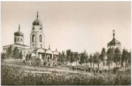 старинное фото Соборного храма Успения Богоматери